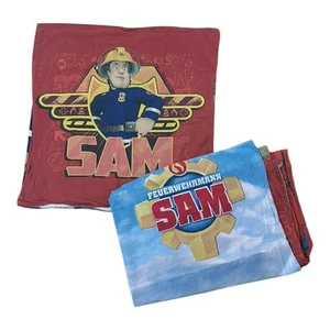 Bettwäsche Kinderbettwäsche Feuerwehrmann Sam 80/80 135/200 cm - Doppelseite - Bild 1 von 5