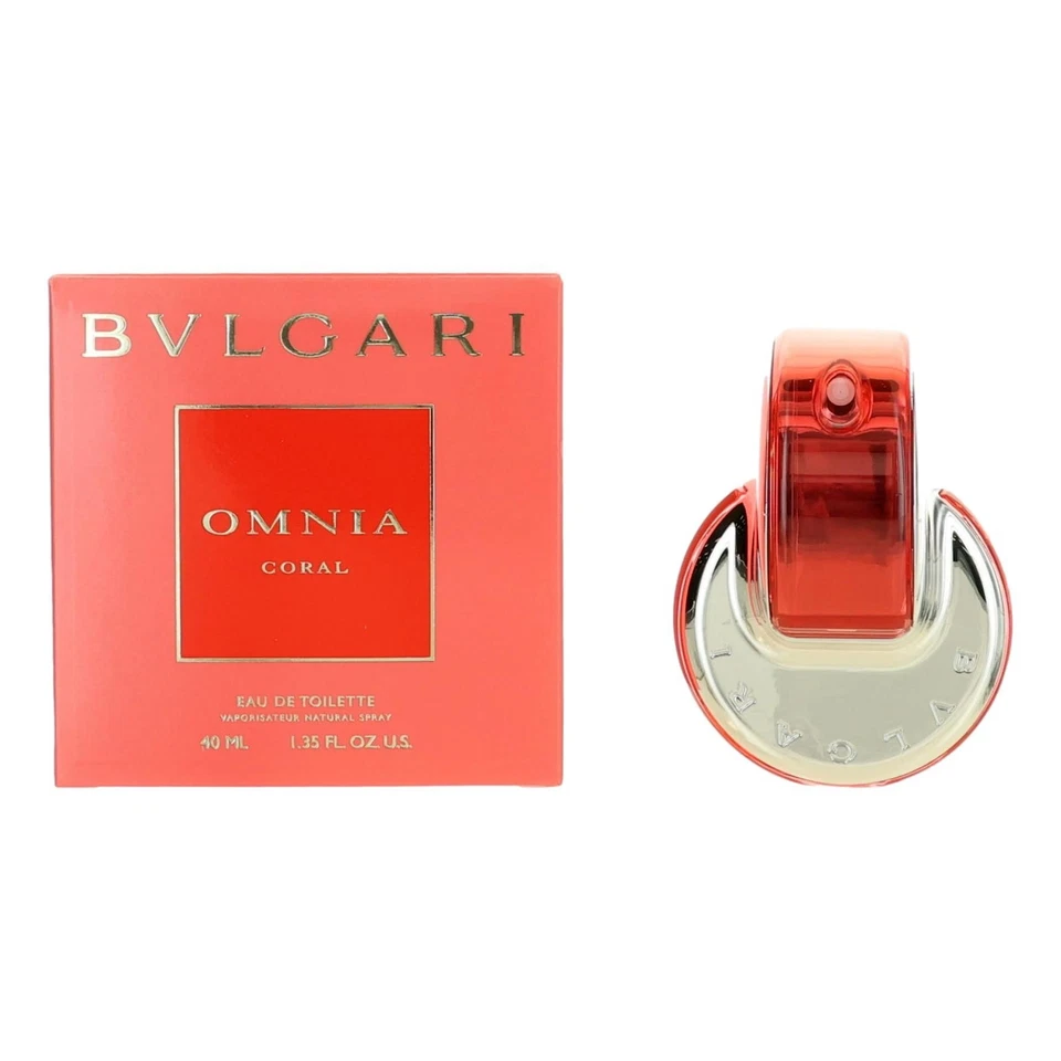 Omnia Coral por Bvlgari, spray EDT de 1,35 oz para mujer Foto 1 de 1