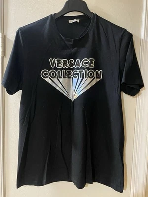 Camiseta Versace Collection Negra XXL Excelente Estado Foto 1 de 4
