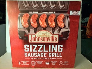 Johnsonville Sizzling Sausage Grill Indoor Electric Grill NEW Open Box - Picture 1 of 6