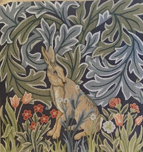 Designers Forum William Morris Embroidery HARE Needlepoint Kit COMPLETE! NOS - Picture 1 of 13