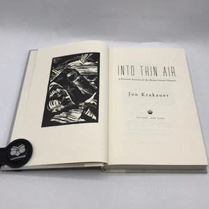 Into Thin Air Jon Krakauer A Personal Account of the Mount Everest Disaster 1997 - Picture 1 of 13