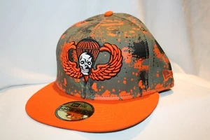 Berretto militare paracadutista ali salto teschio aviotrasportato 59Fifty New Era consegna gratuita - Foto 1 di 5