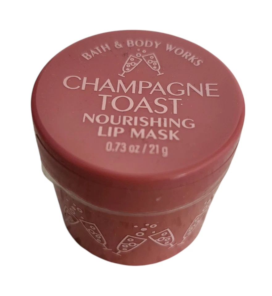 Новая питательная маска для губ Bath & Body Works CHAMPAGNE TOAST 0,73 унции/21 г запечатанная - Изображение 1 из 1