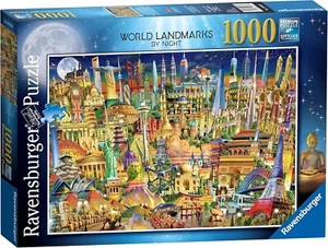 Weltzeichen bei Nacht 1000 Teile Puzzle Ravensburger Neu Versiegelt - Bild 1 von 6