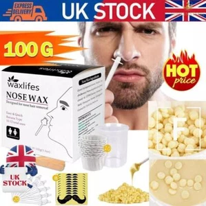 Nase Ohr Haarentfernung Wachs Kit Sticks Easy For Mens Nasenwachsstreifen Entfer - Bild 1 von 17