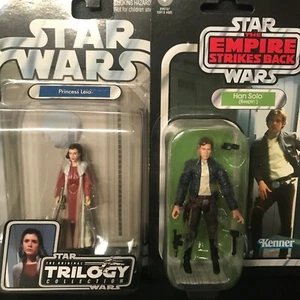 Star Wars VC50 Han Solo OTC #18 Princess Leia Bespin Gown Carded ESB Figur Set - Bild 1 von 21