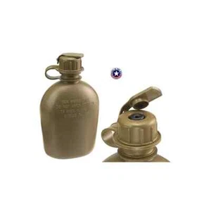 Original US Militär 1 QUART QT Kantine Hartplastik OD 1QT mit NBC M-1 Kappe EXC - Bild 1 von 5