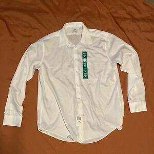 Calvin Klein Men’s Dress Shirt Slim Fit 17 1/2 Neck 34/35 Sleeve