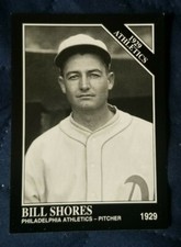 1994 Conlon TSN Philadelphia Athletics Baseball Card #1145 Bill Shores
