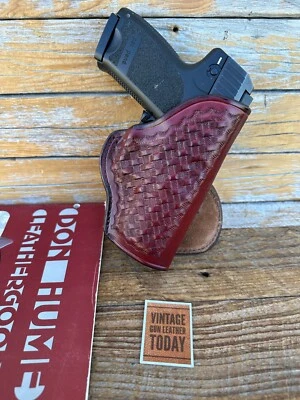Don Hume Brown Basket Paddle Holster For Heckler Koch USP Compact 9 40 P2000 - Image 1 of 2