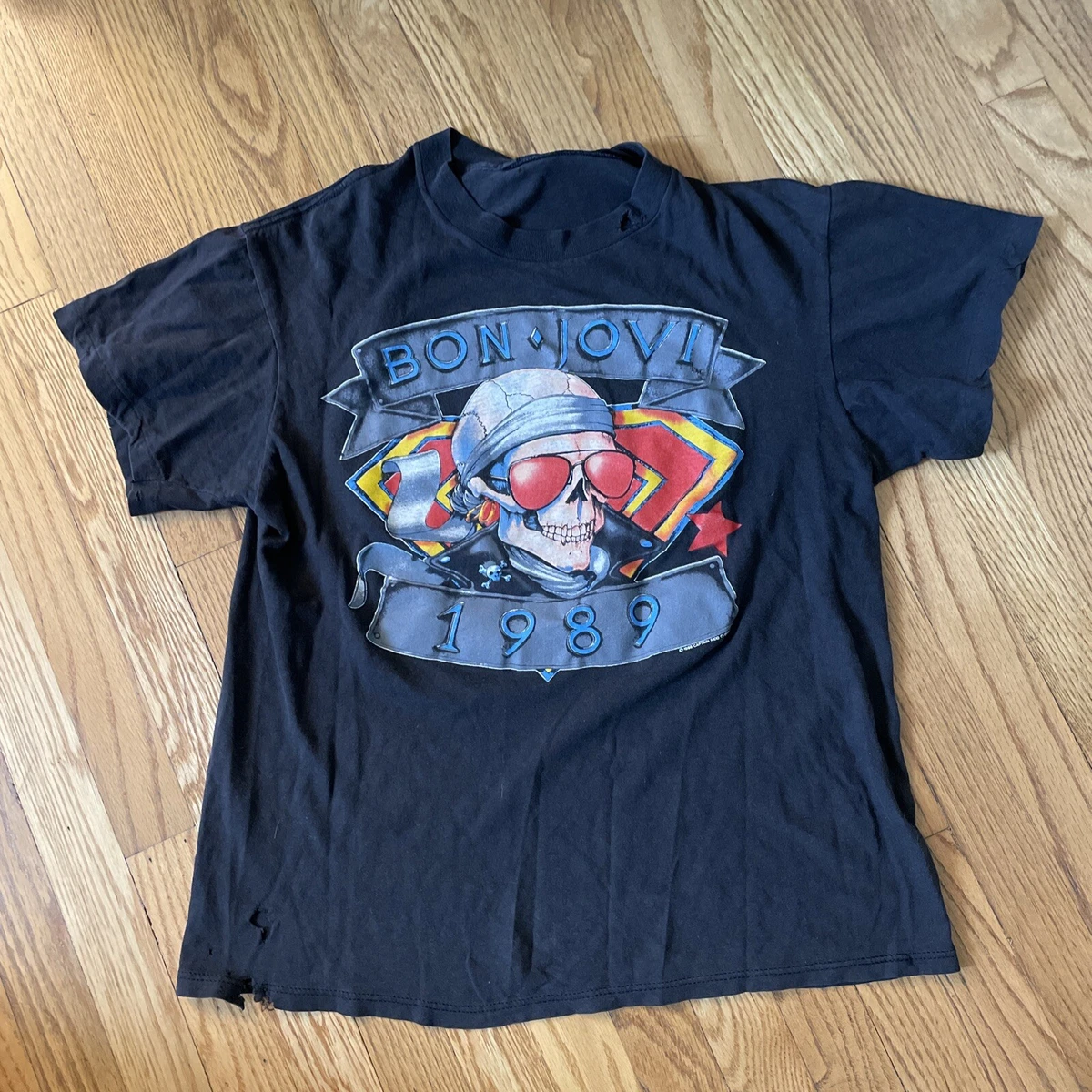 【ビンテージ】BON JOVI 1989 Tシャツ Lサイズ 9/27(火) BON JOVI ヴィンテージTシャツ入荷しました。 : ディスク