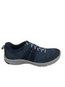 Clarks Wave Walk Sneakers Lace Up Comfort Navy Size 39 ($) - Picture 1 of 6