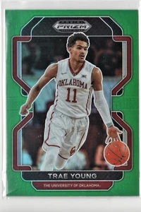 Trae Young 2022-23 Panini Prizm Draft Picks #46 Green Prizm parallel ATL Hawks - Picture 1 of 2