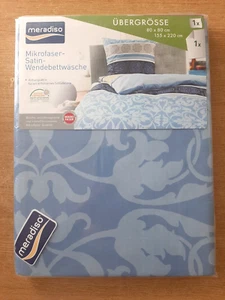 Meradiso Mikrofaser-Satin-Wendebettwäsche Übergröße *NEU* - Bild 1 von 2