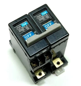 CP32D 15A Fuji CP32D-15A-W Leitungsschutzschalter 15A 250V NEU [PZ3] - Bild 1 von 1