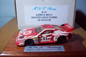 1/43 M.D.J RACING LANCIA BETA MONTECARLO LE MANS 1980 #51 H.HEYER/T.FABI/BERNARD - Picture 1 of 7