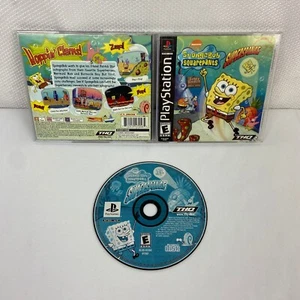 SpongeBob SquarePants: SuperSponge (Sony PlayStation 1, 2001) Ps1 With Manual - Picture 1 of 5