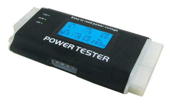 ATX 20/24Pin SATA Power LCD Display Power Supply Tester, PST-3 - Image 1 of 1