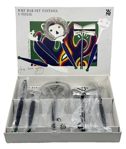 Vintage WMF Fantasia MATTEO THUN Milano BAR SET Barware Cromargen POSTMODERN Dot - Picture 1 of 9