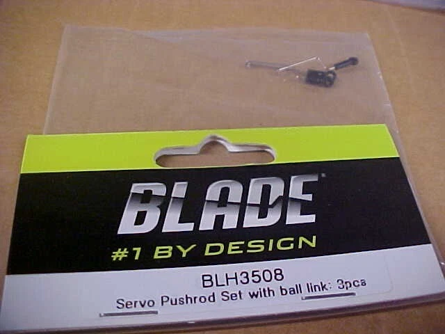 BLADE BLH3508 = SERVO PUSHROD SET W/BALL LINK: mCP X (NEW) - Image 1 of 1