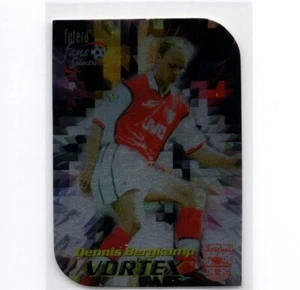 DENNIS BERGKAMP 1999 Futera Vortex Soccer Insert Card ARSENAL #V4 PSA - Picture 1 of 2