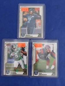 Lot Of Four 2020 Upper Deck CFL Toronto Argos Gold Parallel Cards - Picture 1 of 2