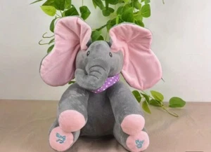 Musical Elephant Singing Stuffed Baby Toy Animated & Interactive Plush - Picture 1 of 8