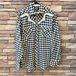 Vintage Kenny Rogers Western Collection by Karman Pearl Snap Up Shirt 16/35 - Picture 1 of 11