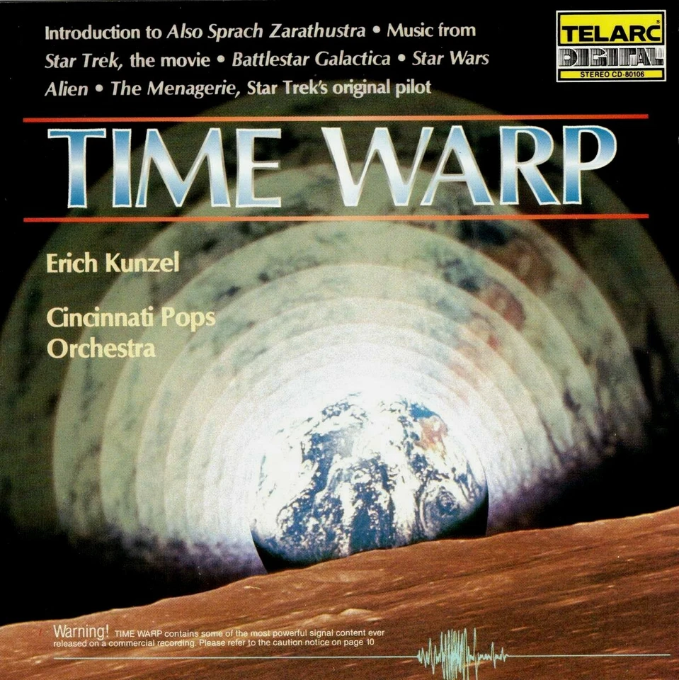 Kunzel/Cincinnati Pops Orchestra TIME WARP CD (TELARC Rec, 1984) CD-80106 Japan - Image 1 of 1