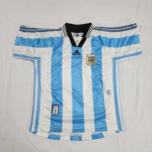 Argentina Soccer Jersey Football Shirt 100% Original Size XS World Cup 1998 USED - Picture 1 of 19