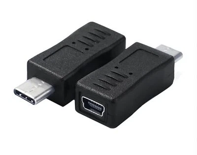 USB C to USB Mini B Data Sync and Charge Extension Adapter | Male to Female  - Image 1 of 3