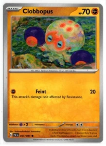Pokemon Paldean Fates 051/091 Clobbopus - Picture 1 of 1