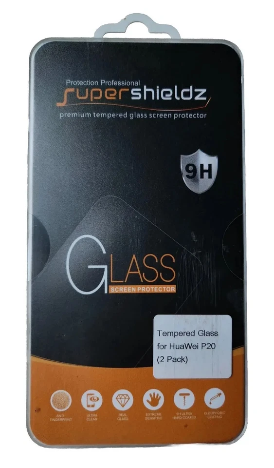 Screen Protector Supershieldz for Huawei P20 Tempered Glass (pack of 2) - Image 1 of 2