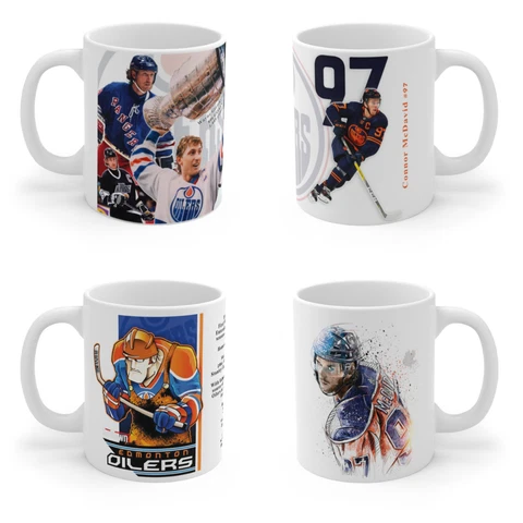 McDAVID Edmonton Oilers ART Mug Coffee Tea Gift Fun Team Hockey Souvenir Cover