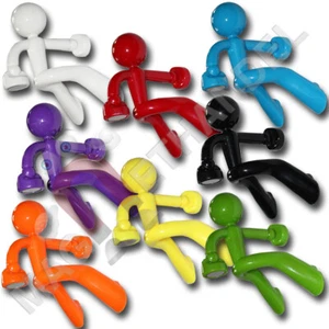 MAGNET SCHLÜSSELHALTER MÄNNCHEN HANGMAN MIT 2 x NEODYM MAGNETE ANHÄNGER - Bild 1 von 10