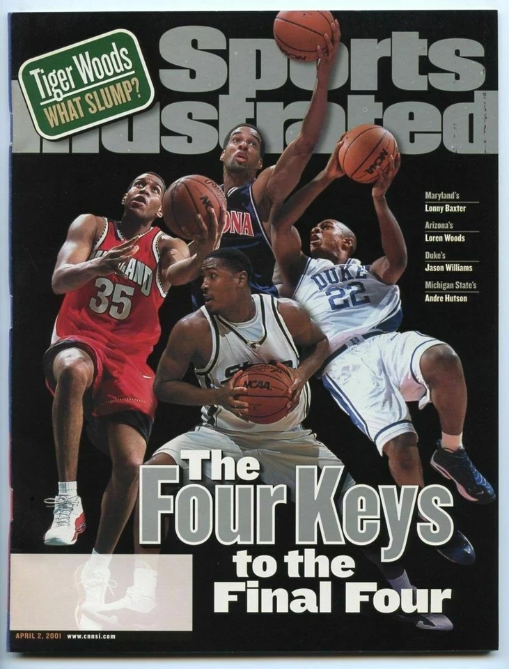 Sports Illustrated April 2, 2001 The Four Keys to the Final Four - Изображение 1 из 1