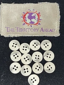 Replacement Buttons for Territory Ahead shirt 13-shirt and sleeve buttons - Picture 1 of 2