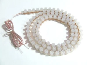 STRIP LED IN SILICONE CON 96 LED FRONTALI 12 VOLT BIANCO 6500 KELVIN - Foto 1 di 1