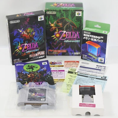 1.0 Ver ZELDA The Legend of Majora's Mask Memory GOOD Nintendo 64 2184 n6 - Image 1 of 4
