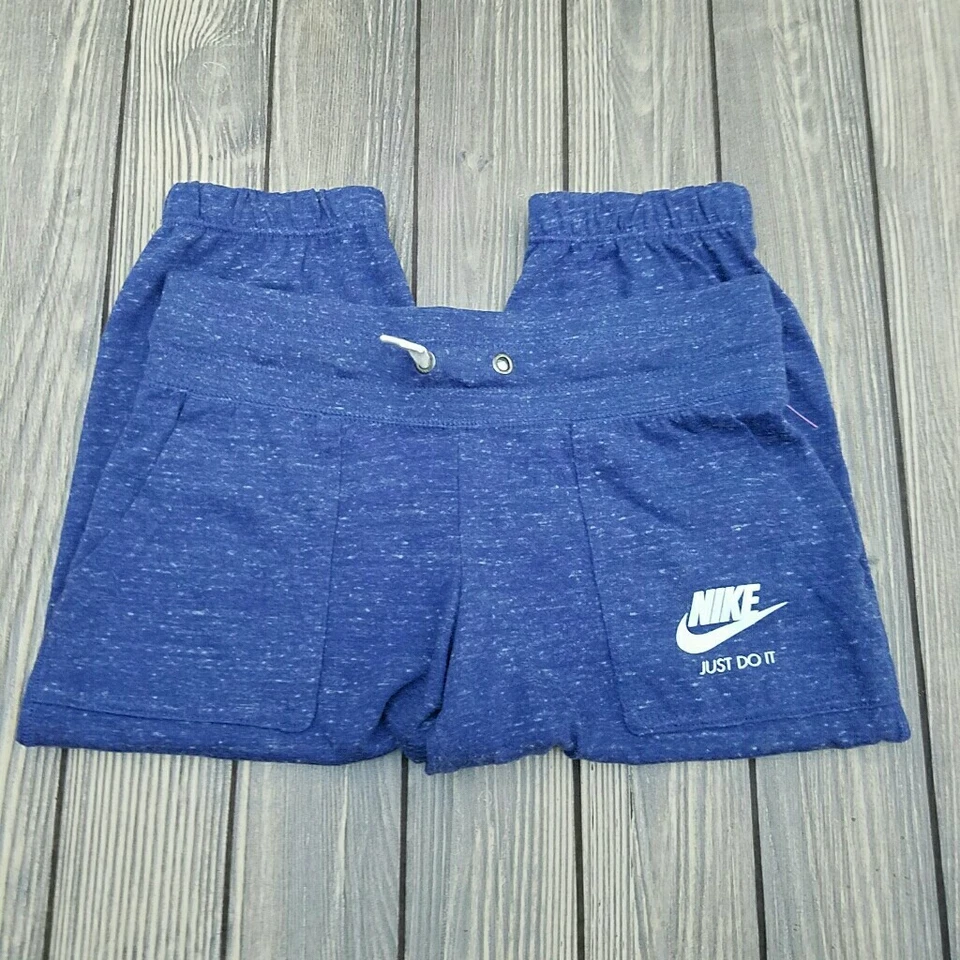 Nike Girls' Knit Gym Vintage Purple/White Jogger Pants Size Small - Image 1 of 4