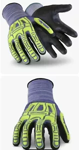 HexArmor Rig Lizard 2095 Size 10/XL Polyurethane Palm/IR-X Impact Exoskeleton - Picture 1 of 2