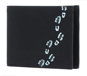 oxmox New Cryptan RFID Protect Pocketbörse Geldbörse Footsteps schwarz Neu - Bild 1 von 9