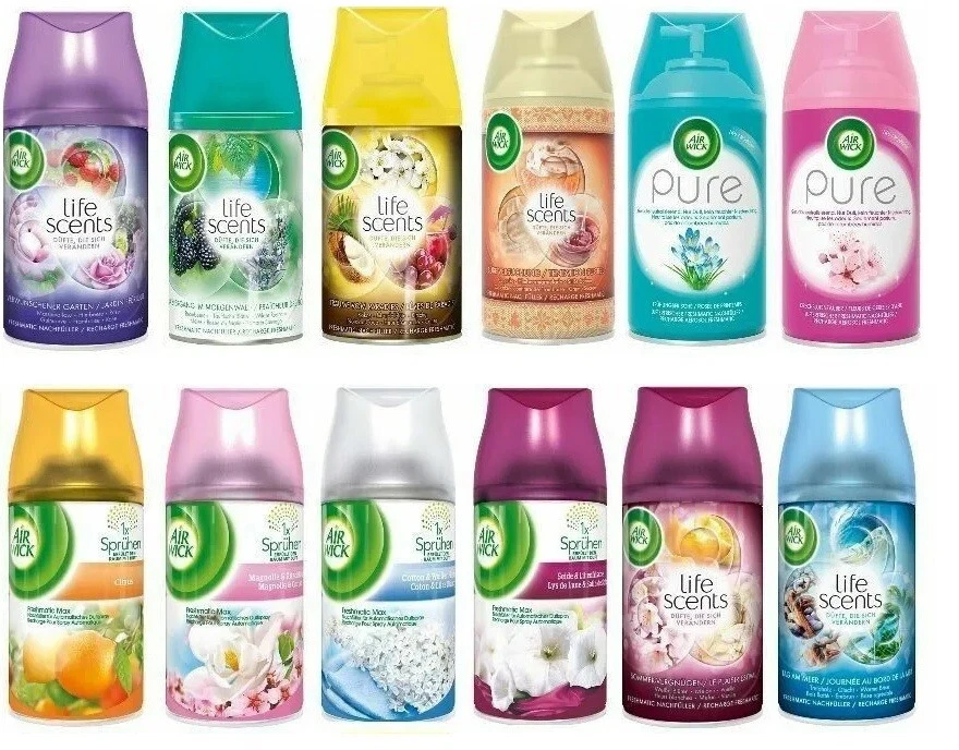 6 x Air Wick Freshmatic Air Freshener Refill Pack 250ml Various Scents Fragrance - Image 1 of 1