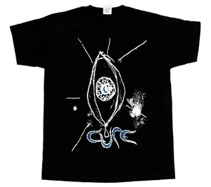 THE CURE GOTHIC PUNK SHORT - LONG SLEEVE NEW BLACK T-SHIRT - Picture 1 of 3