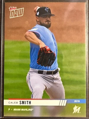 2019 Topps Now #OD-255 Caleb Smith Miami Marlins - Image 1 of 2
