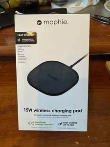 Mophie 15W Fast Charge Wireless Charging Pad for iPhones & Galaxy Phones new. - Zdjęcie 1 z 3