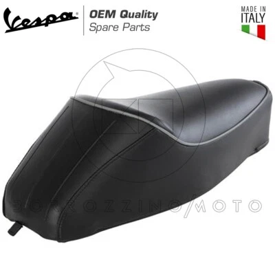 DIEFFE SELLA NERA SEDILE VESPA 50 SPECIAL R L N MONOPOSTO GOBBA TIPO ORIGINALE PIAGGIO