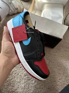 Jordan 1 Low Retro OG UNC to Chicago W Size 8 - Picture 1 of 4