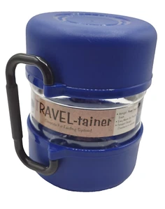 Vittles Vault Gamma TRAVEL-Tainer Blue Portable Pet Food Storage Dog Supplies - Picture 1 of 7